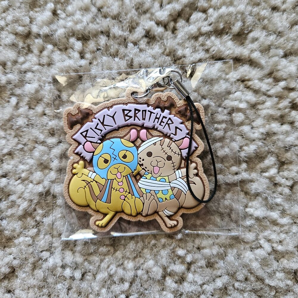 Risky Brothers Mugiwara Store Rubber Keychain